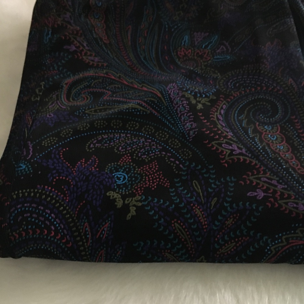NWT COLDWATER CREEK RETRO PAISLEY PANTS - Picture 5 of 9